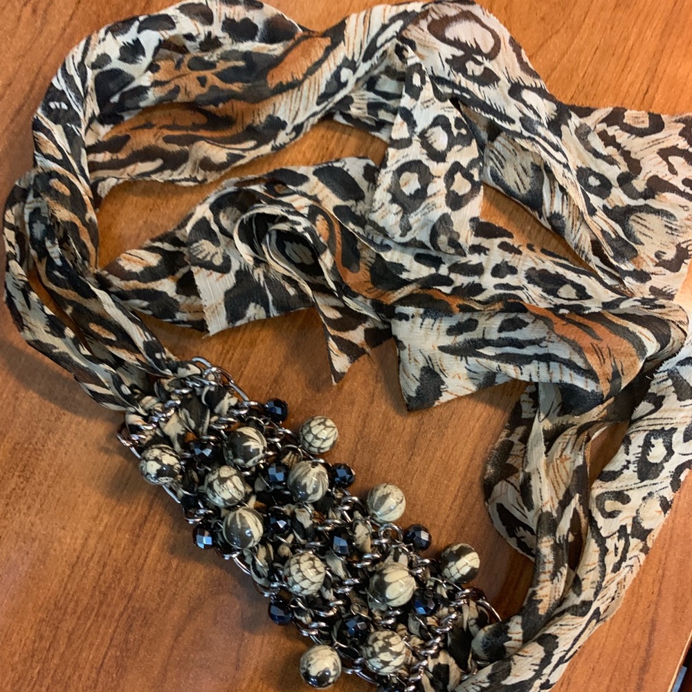 Scarf Bracelet - Leopard Print